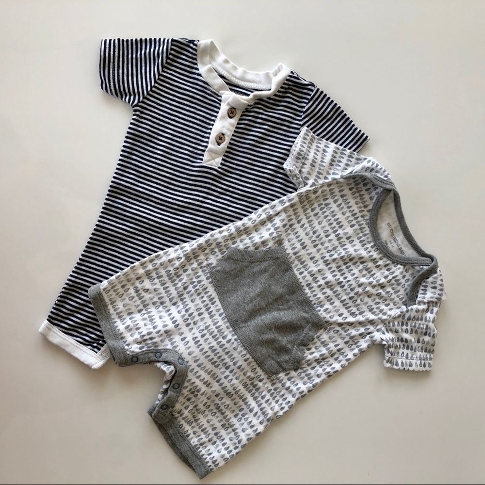 Burt’s Bees Baby Romper Bundle (3-6M)
